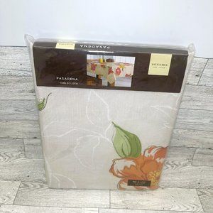 Brand New‎ Sonoma Lifestyle Pasadena Floral 60" x 120" Oblong Tablecloth